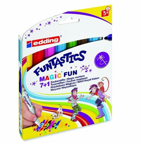 Edding Keçeli Kalem Yuvarlak Uçlu Funtastıcs Sihirli 13 ürün görseli 1