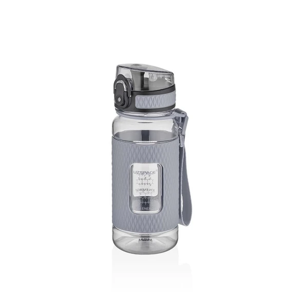 Vagonlife Uzspace 5043 400ml Light Grey Tritan Matara ürün görseli 1