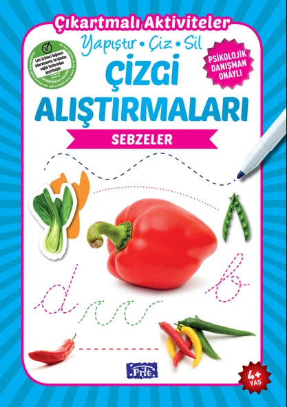 Sebzeler - Çizgi Alıştırmaları ürün görseli 1