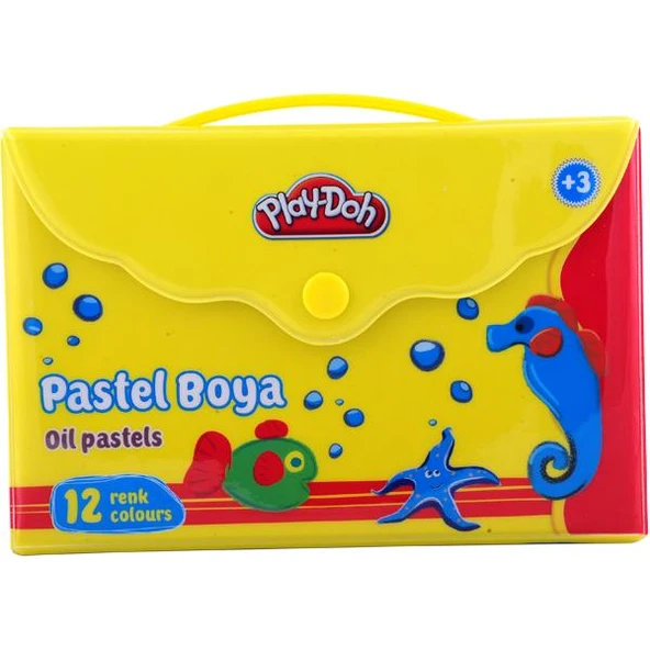 Play-Doh Pastel Boya Çantalı 12 Renk PLAY-PA005 ürün görseli 1