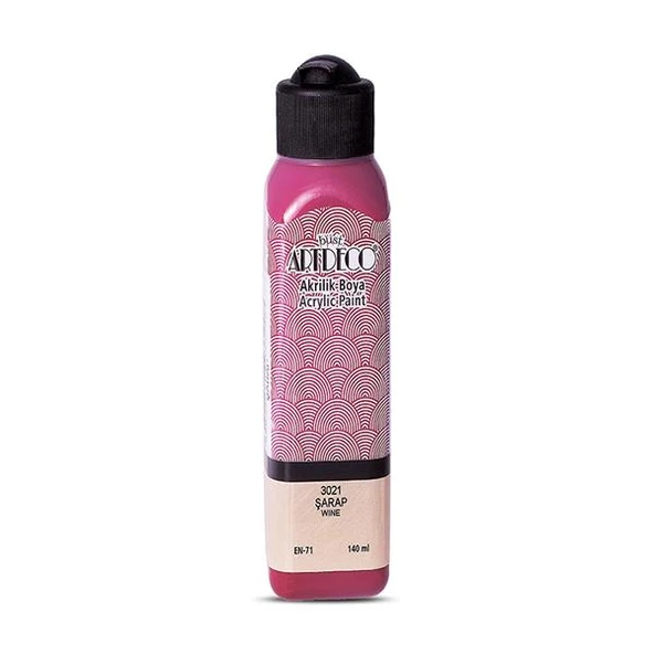 Artdeco Akrilik Boya 140 ML Şarap 070R-3021 ürün görseli 1