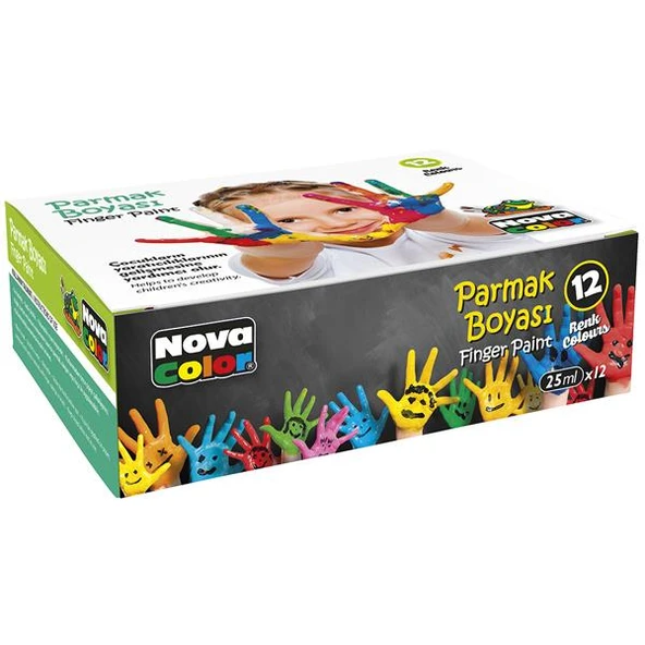 Nova Color Parmak Boyası 12 Li Takım NC-460 ürün görseli 1