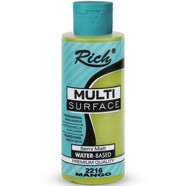 Rich Akrilik Boya Multi Surface 120 CC Mango 2216 ürün görseli 1