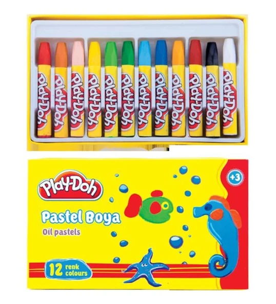 Play-Doh Pastel Boya 12 Renk PLAY-PA002 ürün görseli 1