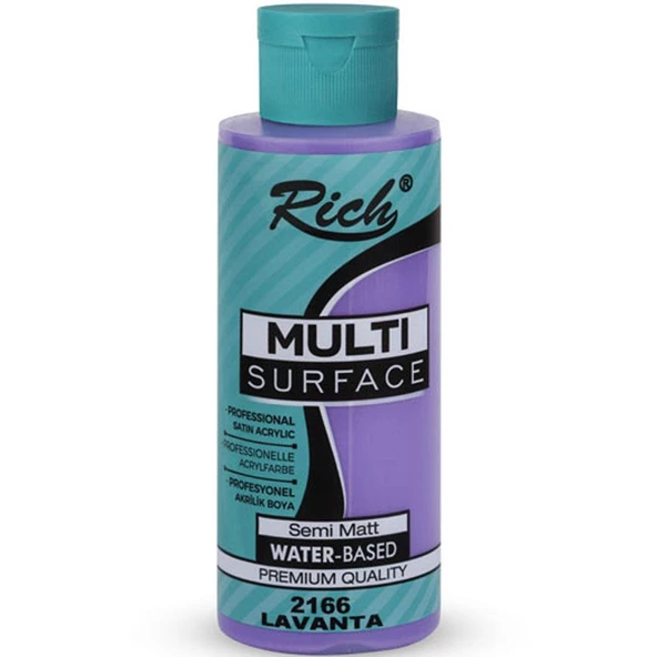 Rich Akrilik Boya Multi Surface 120 CC Lavanta 2166 ürün görseli 1
