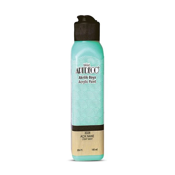 Artdeco Akrilik Boya 140 ML Açık Nane 070R-3028 ürün görseli 1