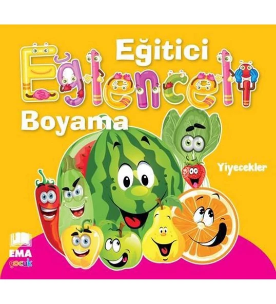 Ema Eğitici Eğl.Boyama-Yiyecekler ürün görseli 1
