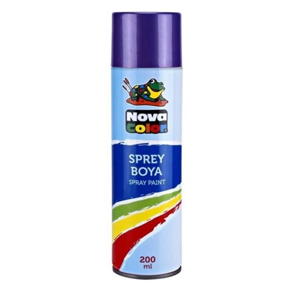Nova Color Sprey Boya 200 ML Mor NC-808 ürün görseli 1