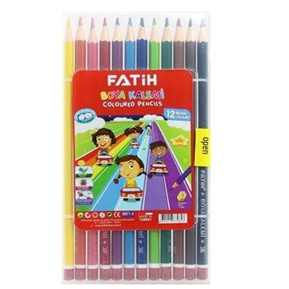 Fatih Kuru Boya Çantalı Tam Boy 12 Renk 33285 ürün görseli 1