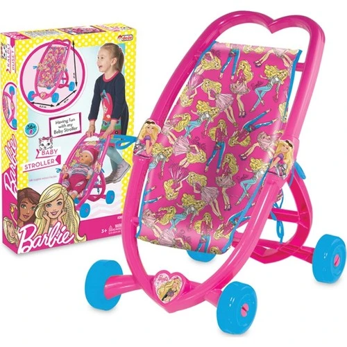 Dede Oyuncak Barbie Kalpli Puset Set 03036 - Resim 2