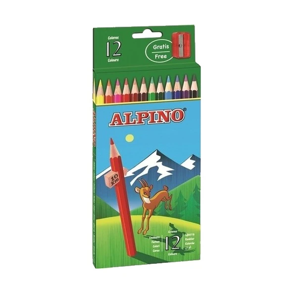 Alpino Kuru Boya Tam Boy 12 Lİ AL010654 ürün görseli 1
