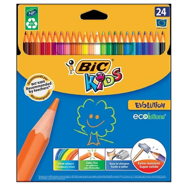 Bic Kuru Boya Evolution 24 LÜ 937515 ürün görseli 1