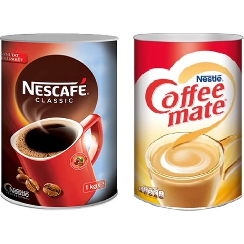 Nescafe Classic Teneke Kutu 1000 gr + Coffee Mate 2000 gr Kahve Kreması ürün görseli 1