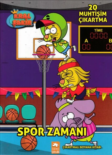 Kral Şakir - Spor Zamanı (Boyama) ürün görseli 1