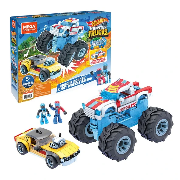 Mega Construx Hot Wheels Monster İkili Yarış Paketi MTL-GYG22 ürün görseli 1
