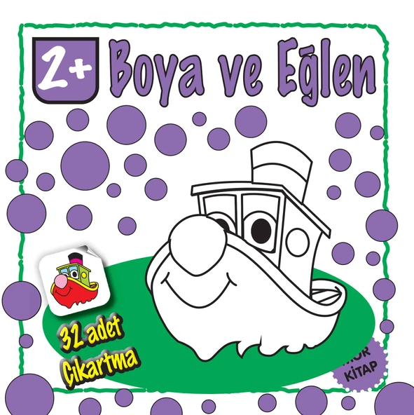 Boya ve Eğlen Mor Kitap ürün görseli 1