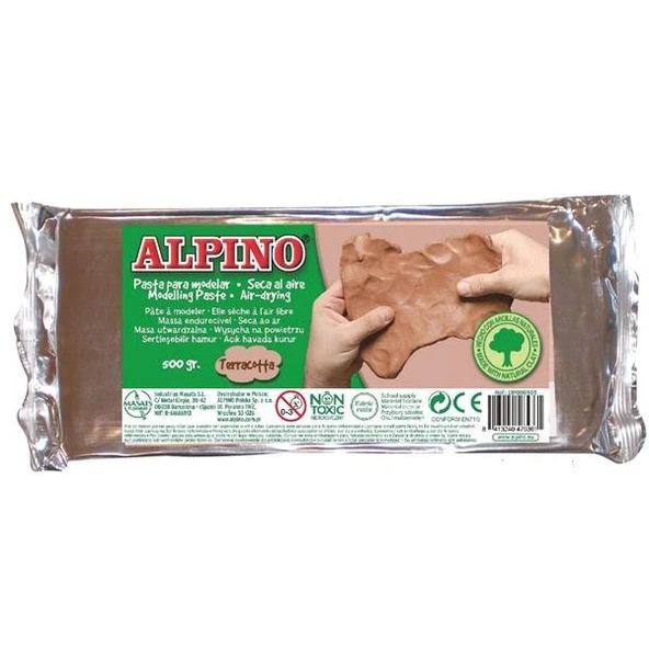 Alpino Seramik Hamuru 250 GR Kahverengi DP010105 ürün görseli 1