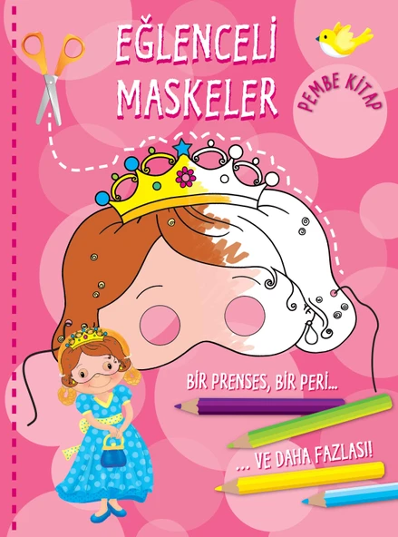 Eğlenceli Maskeler (Pembe Kitap) ürün görseli 1