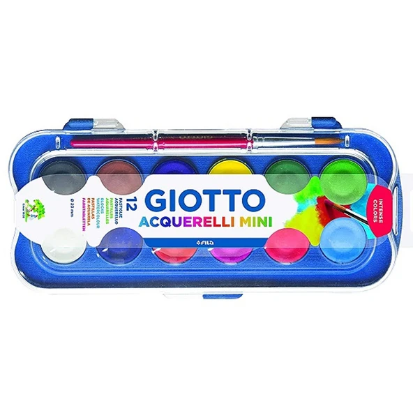 Giotto Sulu Boya Acquarell Blocks 23 MM 12 Li 352300 ürün görseli 1