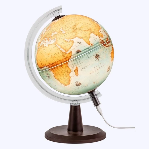 Gürbüz Modern Küre Antik Işıklı 20 CM 48205 ürün görseli 1