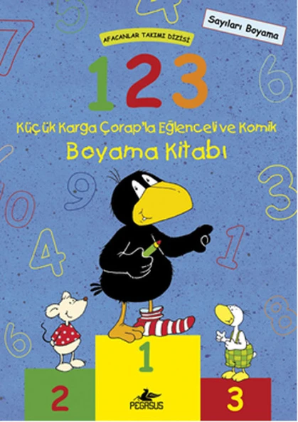Afacanlar Takımı Dizisi: 1-2-3 Küçük Karga Çorap’la Eğlenceli ve Komik Boyama Kitabı ürün görseli 1