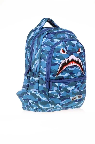 Kaukko Kids&Love Sırt Çantası Square Shark L5123 ürün görseli 1