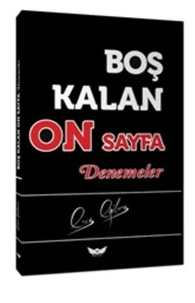 Boş Kalan On Sayfa Denemeler ürün görseli 1