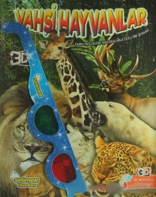 Vahşi Hayvanlar - 3D Gözlük Hediyeli ürün görseli 1