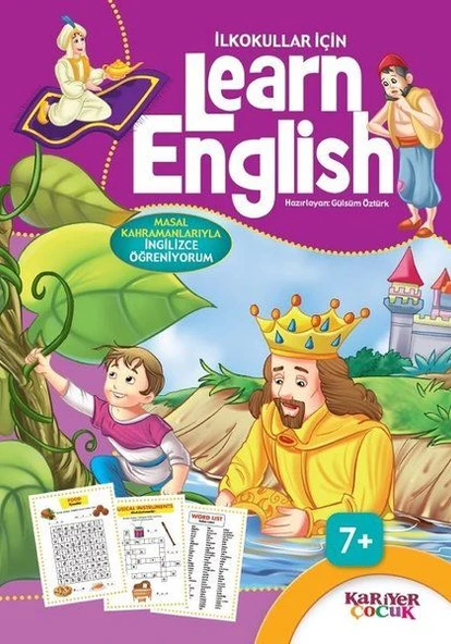 İlkokullar İçin Learn English - Mor ürün görseli 1