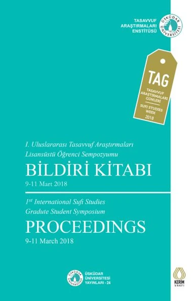 1. Uluslararası Tasavvuf Araştırmaları Lisansüstü Öğrenci Sempozyumu Bildiri Kitabı ürün görseli 1