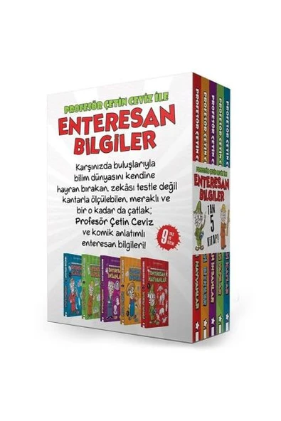 Profesör Çetin Ceviz İle Enteresan Bilgiler (5 Kitap Kutulu) ürün görseli 1