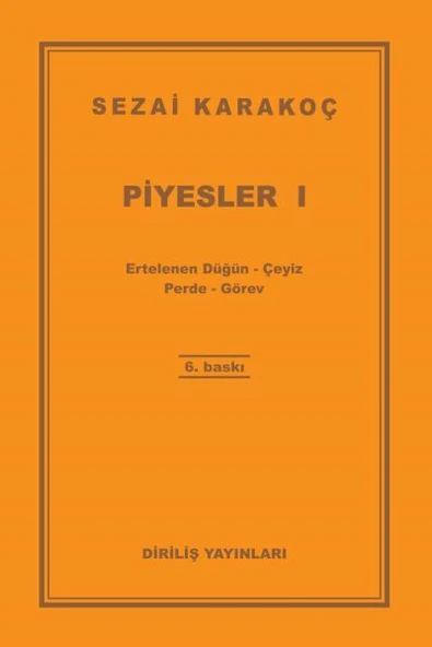Piyesler 1 ürün görseli 1