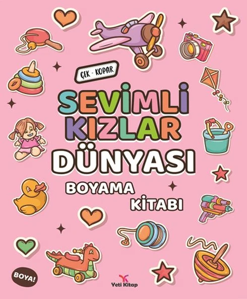 Sevimli Kızlar Dünyası Boyama Kitabı ürün görseli 1