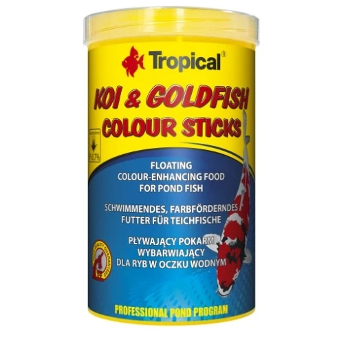 Tropical Koı&Goldfısh Colour Stıcks Pusz. 1000Ml/80G ürün görseli 1