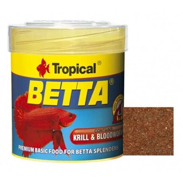 Tropical Betta Krill & Bloodworms 15Gr ürün görseli 1
