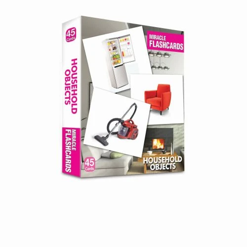Miracle Flashcards Household Objects (45 Cards) ürün görseli 1
