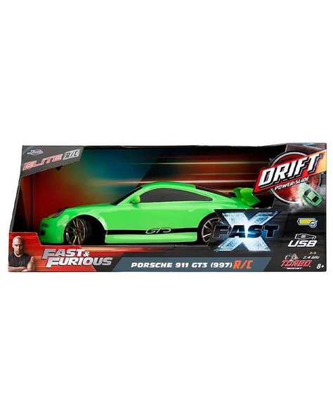 Jada Uzaktan Kumandalı Şarjlı 1:10 Fast Furious Porsche 911 GT3 ürün görseli 1
