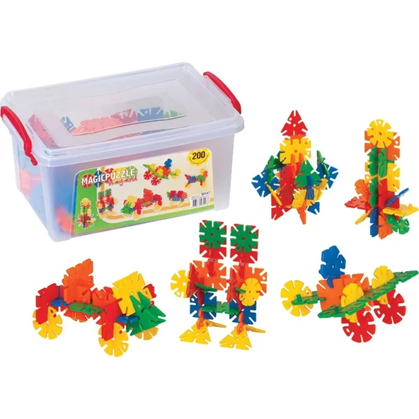 Dede Oyuncak Magic Puzzle Küçük Box 200 Parça ürün görseli 1