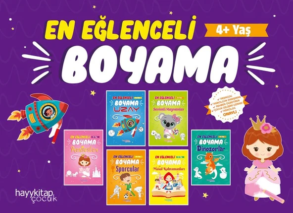 En Eğlenceli Boyama 6’lı Set ürün görseli 1