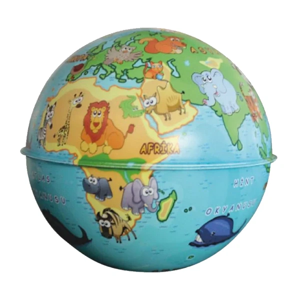 Gürbüz Kalemtıraş Globe Hayvanlı Küre 10 Cm 43104 ürün görseli 1
