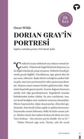 Dorian Gray'in Portresi ürün görseli 1