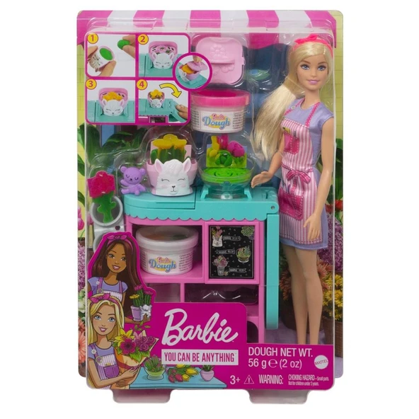 Barbie Çiçekçi Bebek Ve Oyun Seti GTN58 ürün görseli 1