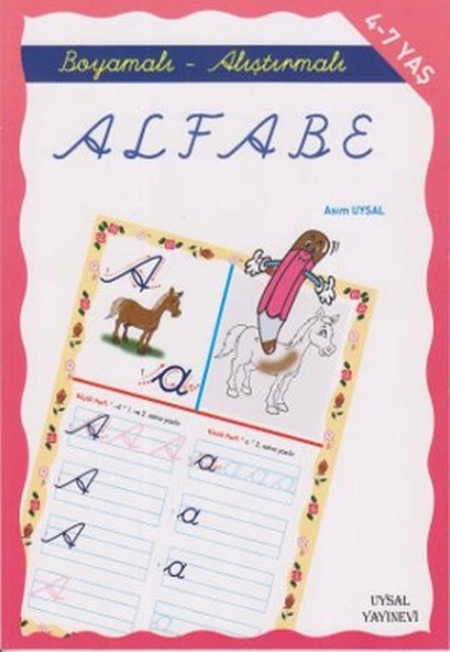 Boyamalı ve Alıştırmalı Türkçe Alfabe ürün görseli 1