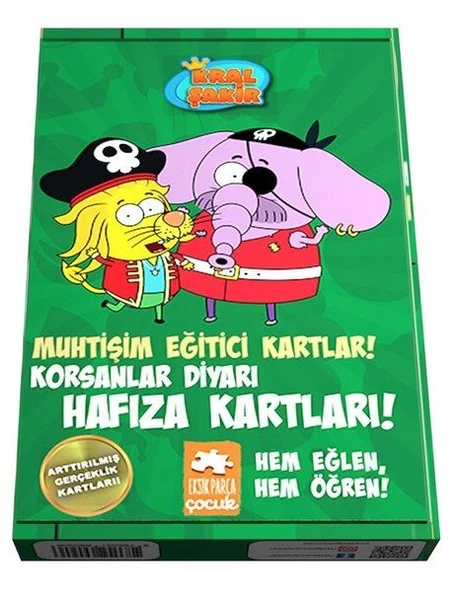 Muhtişim Eğitici Kartlar! - Korsanlar Diyarı Hafıza Kartları! ürün görseli 1