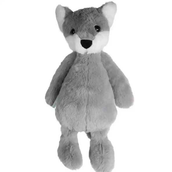 Dada Peluş Oyuncak Uyku Arkadaşı Tilki Gri 34 Cm ürün görseli 1