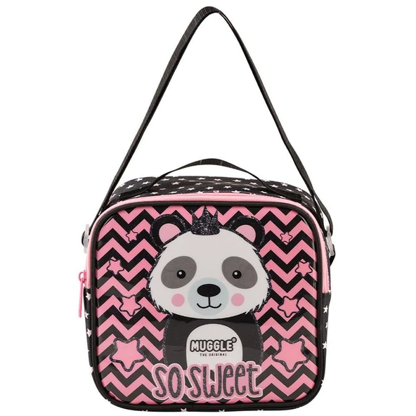 Muggle Beslenme Çantası Panda Siyah Mu-7334 ürün görseli 1