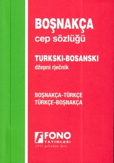 Boşnakça Cep Sözlüğü  Boşnakça Türkçe Türkçe Boşnakça ürün görseli 1