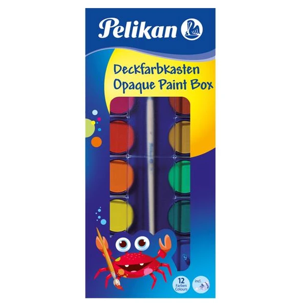 Pelikan Sulu Boya P-12 12 Renk F 355 ürün görseli 1