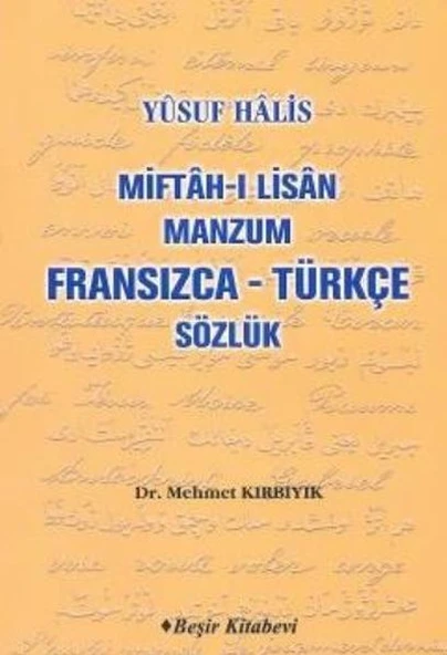 Miftah-ı Lisan Manzum Fransızca Türkçe Sözlük ürün görseli 1