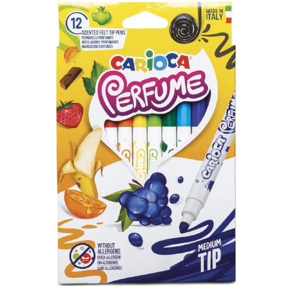 Carioca Keçeli Boya Kalemi Kokulu 12 Li 42672 ürün görseli 1